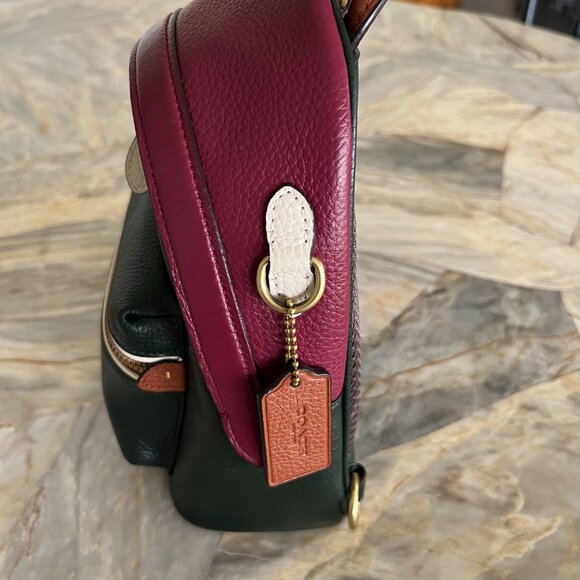 Coach Charter Backpack 18 Colorblock - Picture 4 of 5